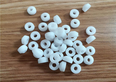 Μικρά μικρά στολίσματα πλυντηρίων Ptfe μεγέθους άσπρα τεφλόν επίπεδα για τα μέρη μηχανών