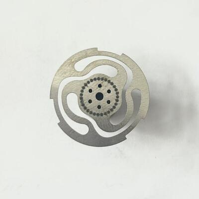 Συγκρότηση δίσκου ελατήριας μετάλλου ακριβείας. Μεταποιημένα μεταλλικά εξαρτήματα. Μέρος ελέγχου αυτοκινήτου.